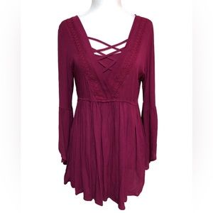 Absolutely famous pink top long sleeve